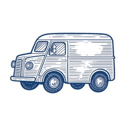 camionnette livraison locale